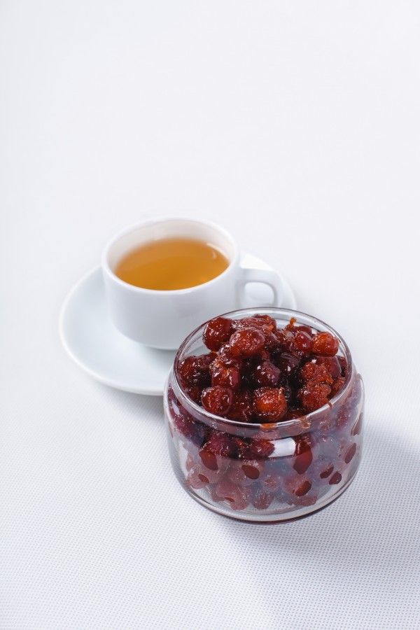 Tea, Herbal, fruit, hot, beverage, white background,