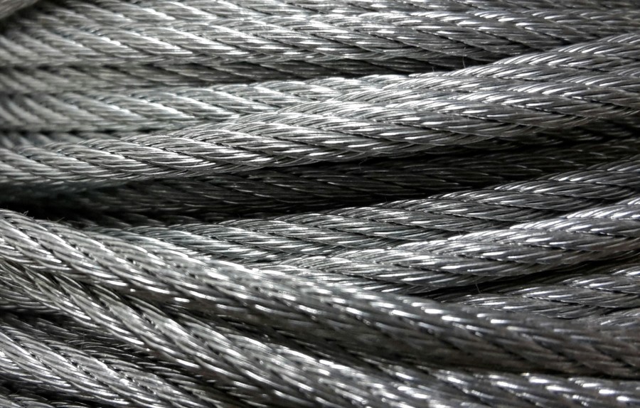 rope, steel, metal, detail, background,  