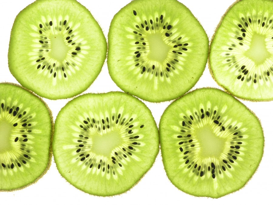 kiwi, fruit, fruits, fruity, green, background, background, white background, sliced,