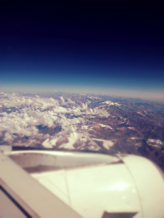 plane, travel, landscape, mountain, walk, Andes, turbine, windows, 