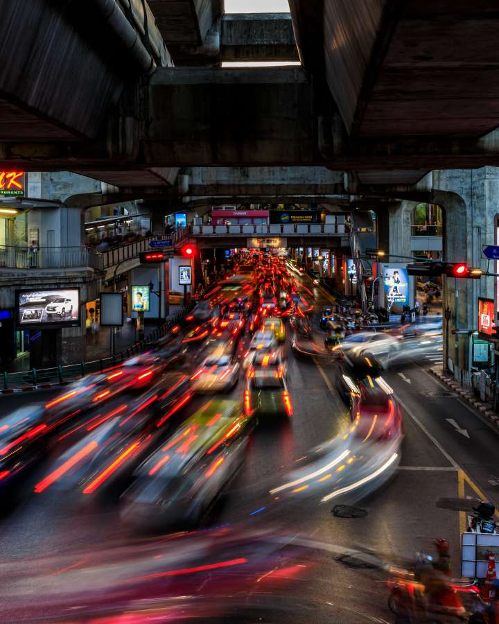 night, street, road, traffic, avenue, car, city, urban, rush, transportation, travel, light, transport, jam, hour, background, motion, highway, downtown, busy, bokeh, vehicle, blur, thailand, town, view, blurred, abstract, traffic jam, speed, drive, bangkok, pollution, defocused, business, lane, automobile, architecture, bus, driving, twilight, aerial, scene, environment, route, brake, way, cityscape, 