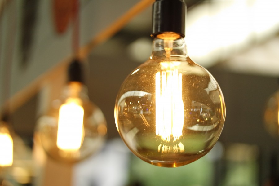 lamp, bulb, light, electricity, idea, no concept, filament, interior, lighting, night,