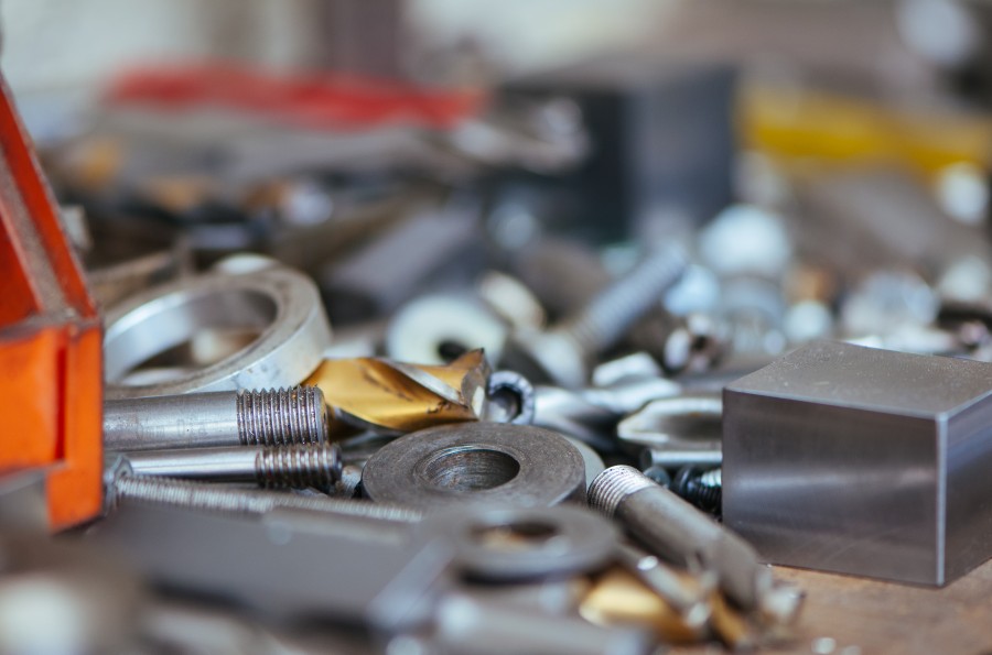 Nails, Workshop, engineer, engineering, mechanic, mess, metal, parts, screw, screwdriver, tools, unorganised, 