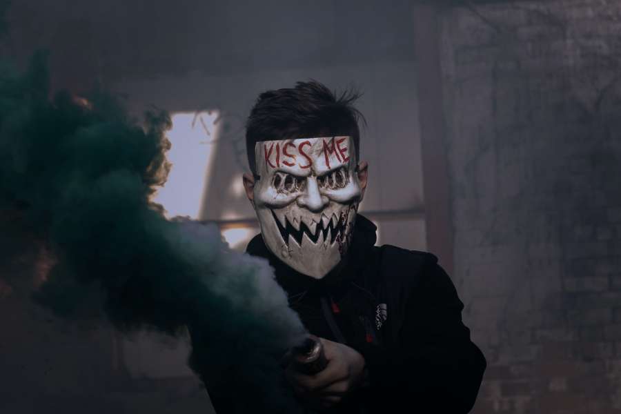 mask, halloween, scary, man, face, fear, person, black, costume, dark, horror, evil, white, background, portrait, male, spooky, mystery, art, makeup, head, secret, holiday, mysterious, vector, monster, celebration, symbol, illustration, adult, concept, theater, red, ghost, carnival, design, eyes, party, actor, devil, disguise, night, anonymous, icon, acting, stage, terrible, masquerade, people, act