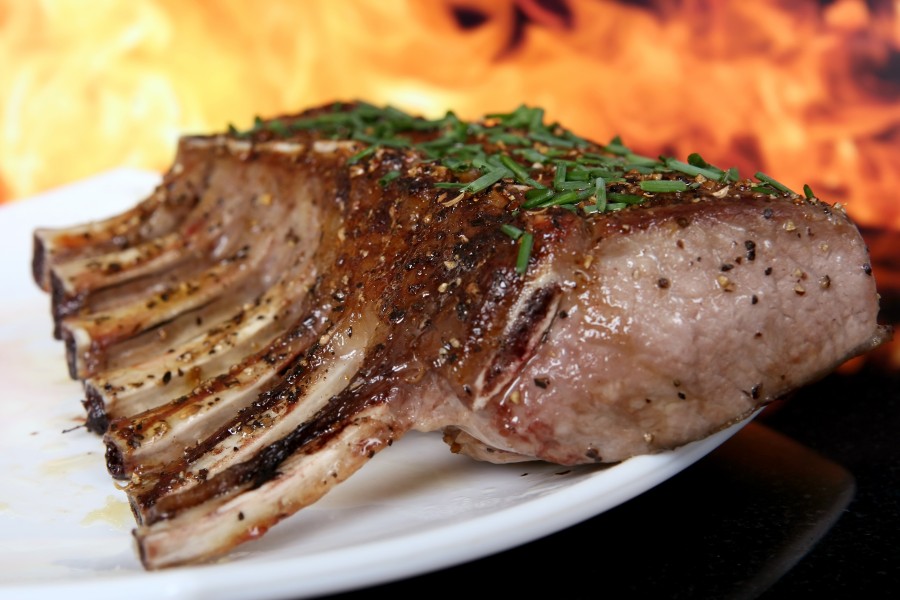 ribs, pork, beef, food, dish, gourmet, bone, meat, 