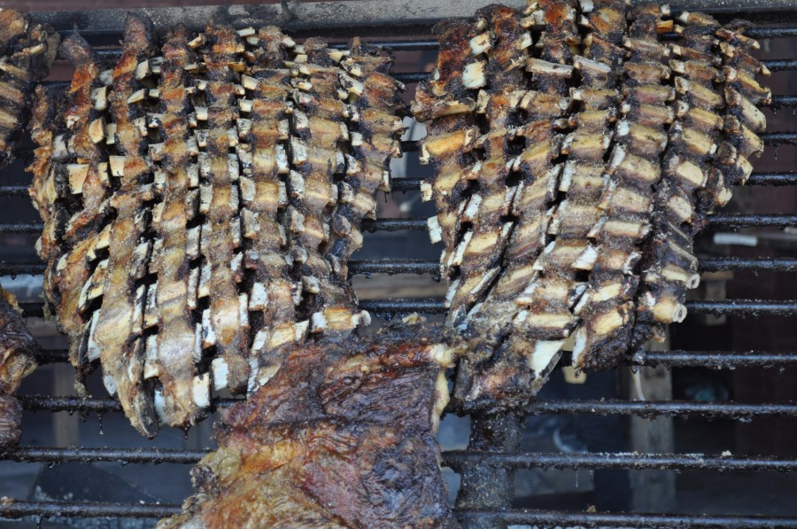Roasted, Rotisserie, Grill, Typical Food, Tradition, Countryside, Meat, Ribs, Ribs, Embers, Cooked, Hot, Fat, Argentinian, Argentine, Beef
