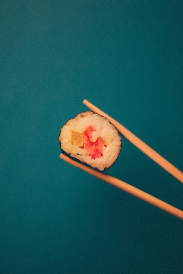 roll, philadelphia, salmon, sea, food, nori, popular, meal, delicacy, yummy, soy, ginger, avocado, grass, kelp, sushi, traditional, asia, dinner, tasty, seaweed, wasabi, sashimi, rice, wooden, maki, chopstick, board, japanese, american, seafood