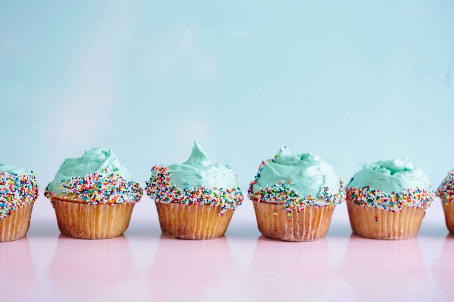Cupcakes, food, dessert, row, many, pastry, flavor, sweet, grana, cakes, 