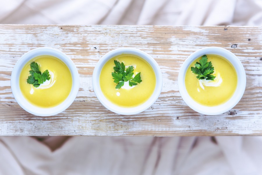 Soup, Food, Patato, Leek, Three