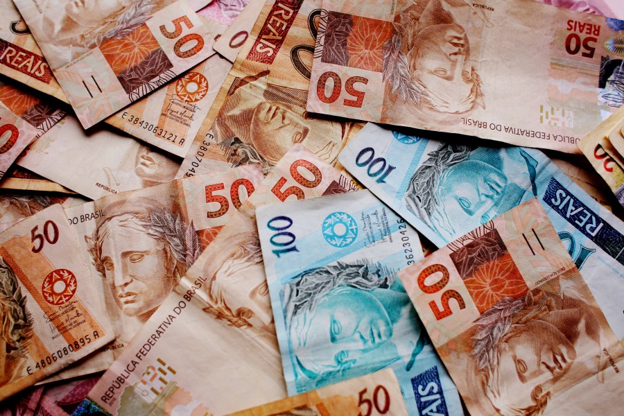 real, brazil, money, ticket, coins, finance, Brazilian, background, 50, 100, fifty, hundred,
