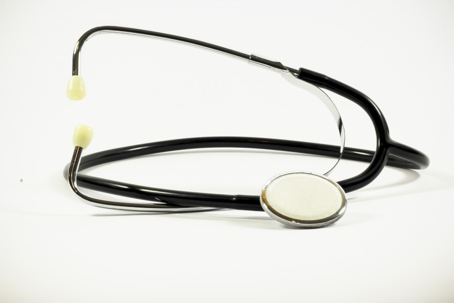 stethoscope, instrument, medicine, audio, white background, medical,