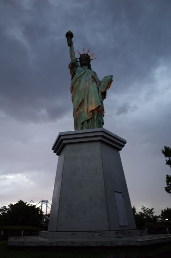 Statue of Liberty, New York, USA, United States, Sightseeing, Cloudy, exterior, monument, freedom, america, symbol, Freedom