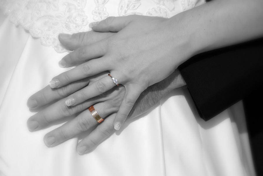 hand, couple, love, union, engagement, wedding, wedding ring, man, woman, gold,