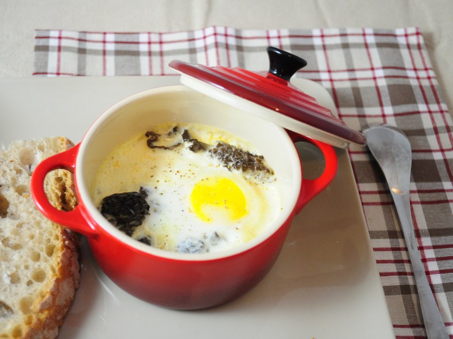 cup of soup, red, pottery, ceramic, cloth, kitchen, cooking, food, winter, light, healthy, spoon, bread, egg, 