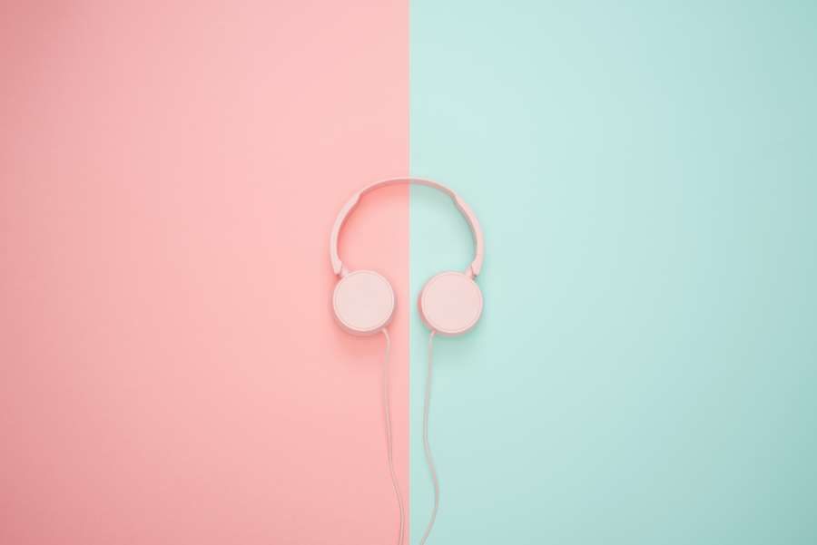 music, background, pink, pastel, headphones, audio, technology, white, listen, studio, fashion, sound, modern, color, female, stereo, digital, top view, concept, entertainment, minimal, device, woman, style, headphone, radio, space, design, earphones, phone, top, flat lay, earphone, view, girl, wireless, trendy, equipment, portrait, person, accessory, happy, casual, object, colorful, bright, electronic, musical, headset, gadget