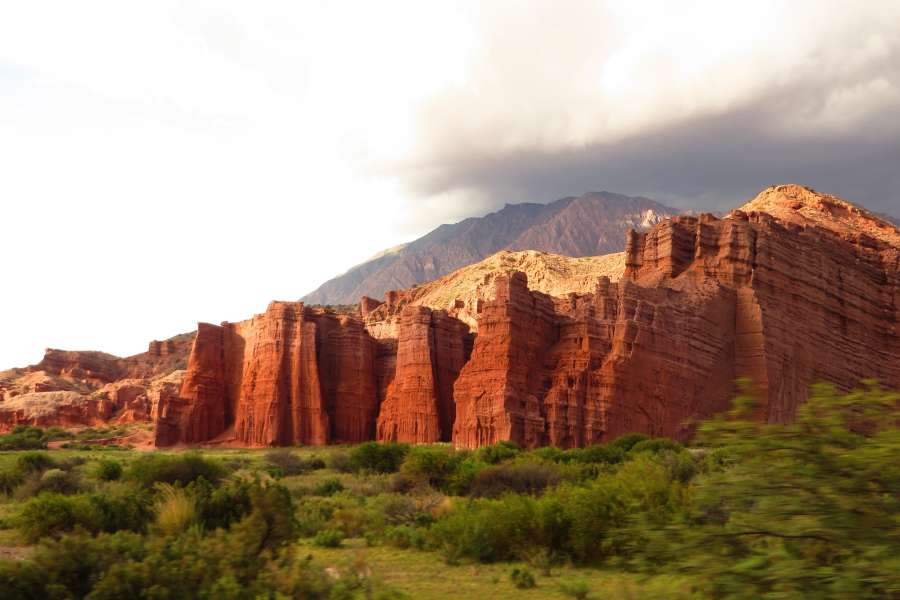 El Castillo, Salta, Argentina, Cafayate, Valley, Latin America, Rock Formation, Famous Place, Quebrada de las Conchas, Landscape,
