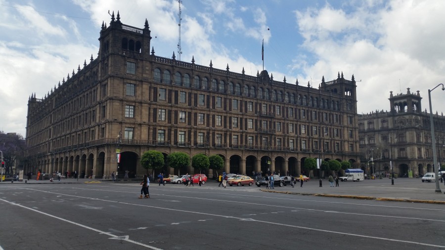 mexico, city, zocalo, df, architecture, america,