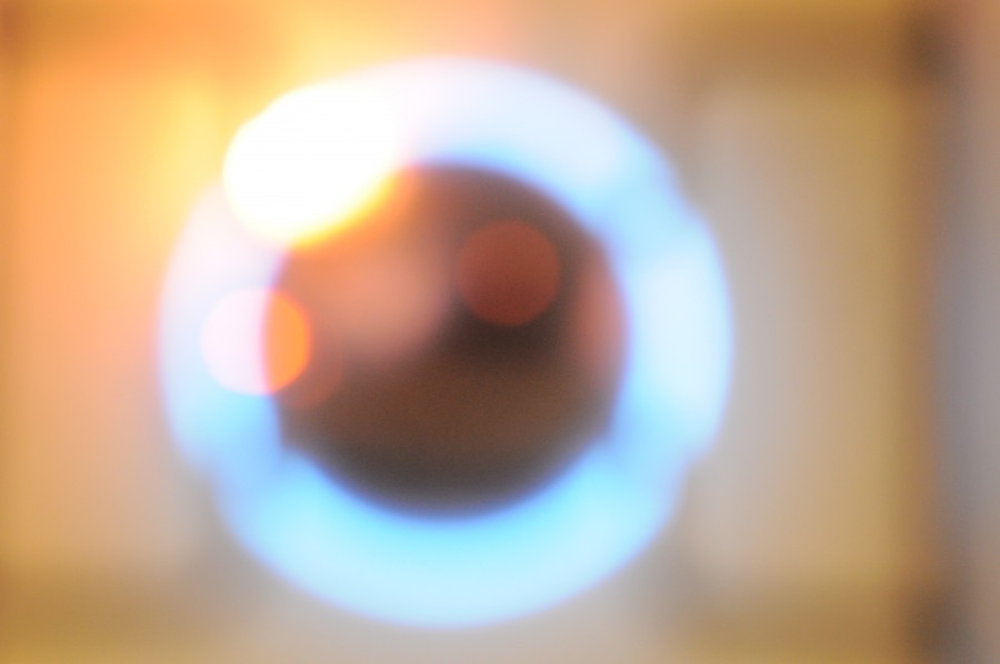 light, round, circle, fire, stove, close-up, concept, out of focus, nobody, reflection, background,