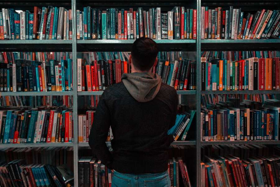 bookshelves, bookshelf, university, library, book, education, studying, student, reading, knowledge, learning, indoors, college, information, study,alone