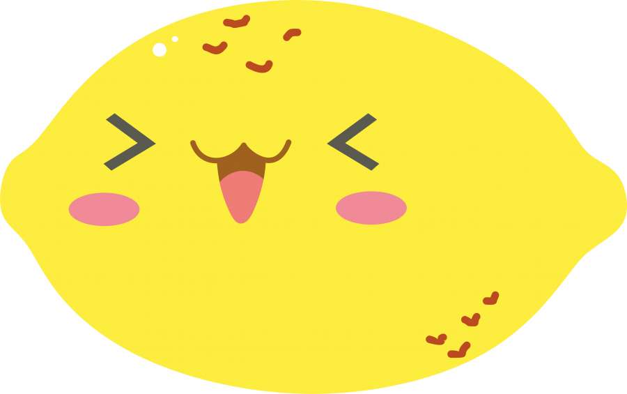 lemon, yellow, fruit, cute, kawaii, cute, sweet, sweet, happy, healthy, childish, children, baby, wallpapers kawaii