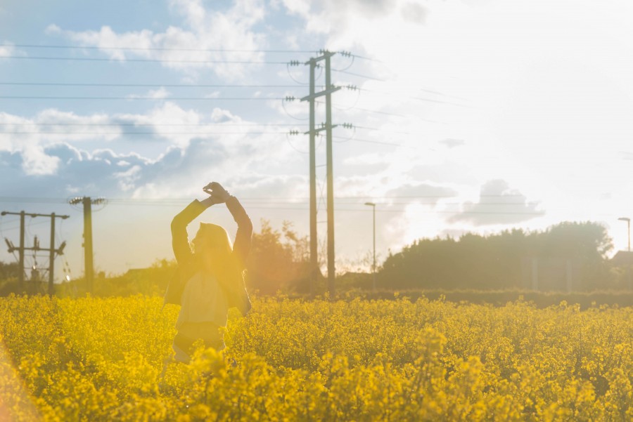 Countryside, Dance, Dancing, Ed Gregory, Flowers, Free, Free Photos, Girl, Sky, Spring, Summer, Sunset, Yellow, awake, blond, clouds, clue, crop, feeling, felel, flare, free images, freedom, hapiness, happy, pylon, relax, refresh, sun, sunrise, 