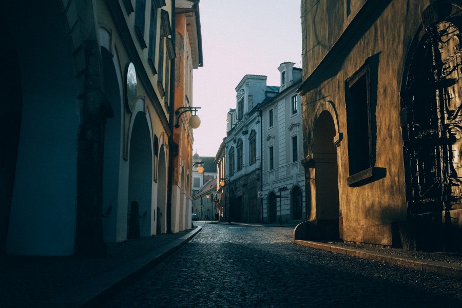 street, city, day, dusk, nobody, architecture, colonial, urban, pavement,