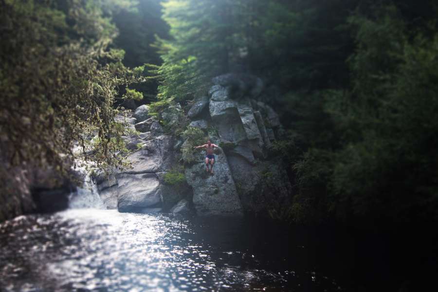 water, lifestyle, adventure, people, deep, island, recreation, active, outdoor, risky, sport, landscape, movement, risk, fly, falling, danger, activity, cliff, fearless, alone, extreme, jump, man, action, safety, vacation, funny, Jumping, mountain river, Courageous, young adult, 
