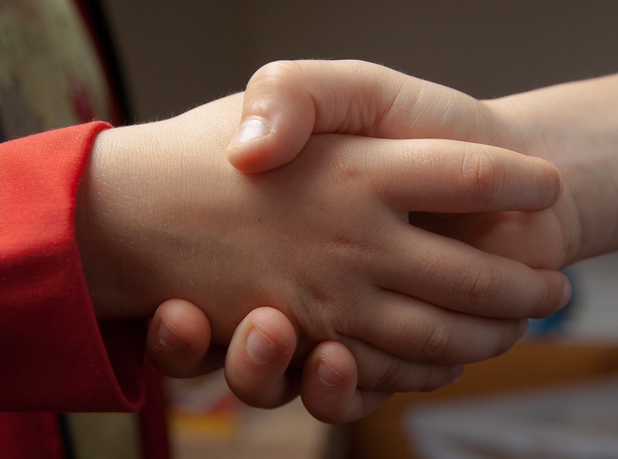 Handshake, hello, friendship, hands, kids, childhood, innocence, little, greeting