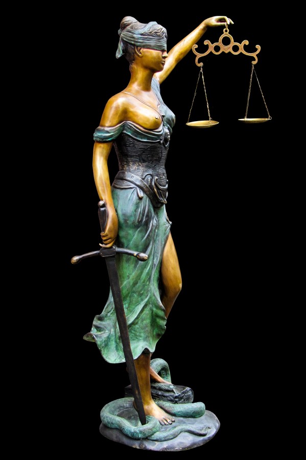 statue, justice, fair, balance, balance, concept, nobody, black background,