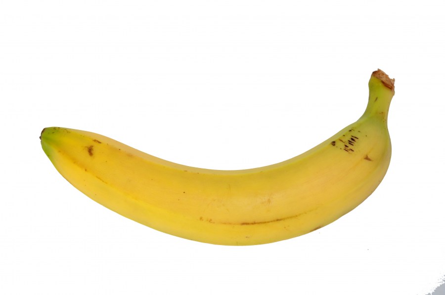 banana, fruit, white background, isolated, cut out, 