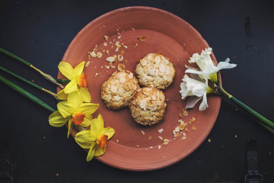 kitchen, food, cookie, cookies, oatmeal, healthy, nutritious, gourmet, dish, sweet, almond,