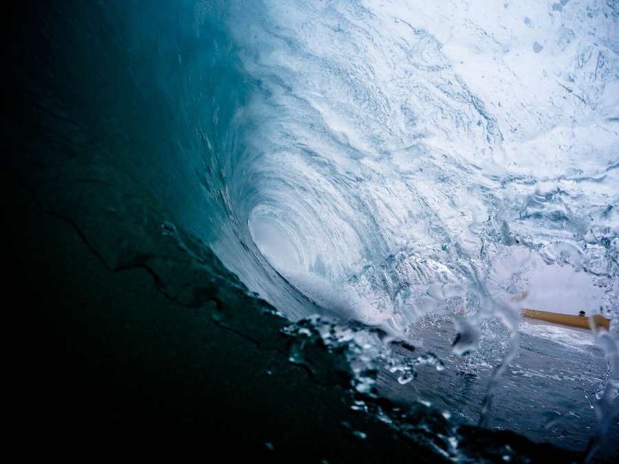wave, water, blue, sea, background, background, surf, nobody, tunnel,
