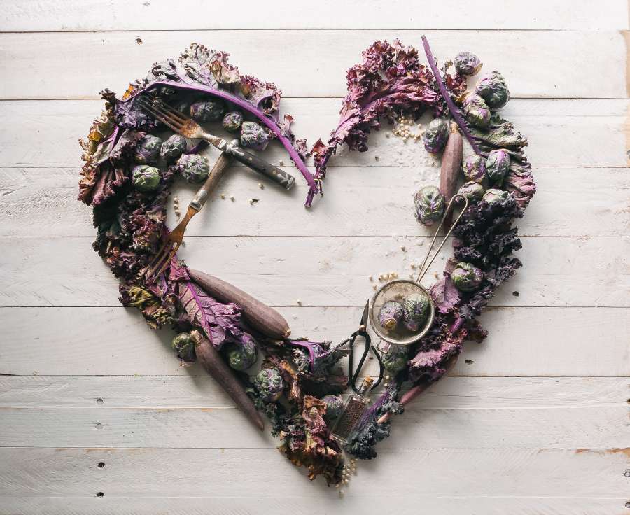 flower, flowers, dry flowers, dry, heart, love, concept, background, 