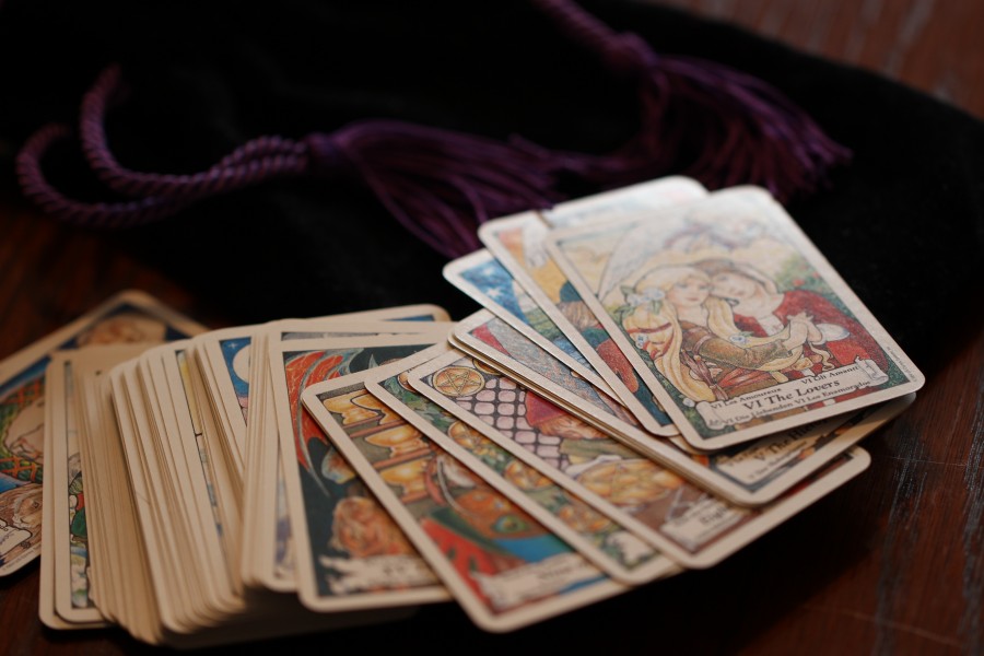 tarot, cards, virtues, vices, elements, old, sun, pack, set, scattered, fortunetelling, pictorial, prediction, symbolic