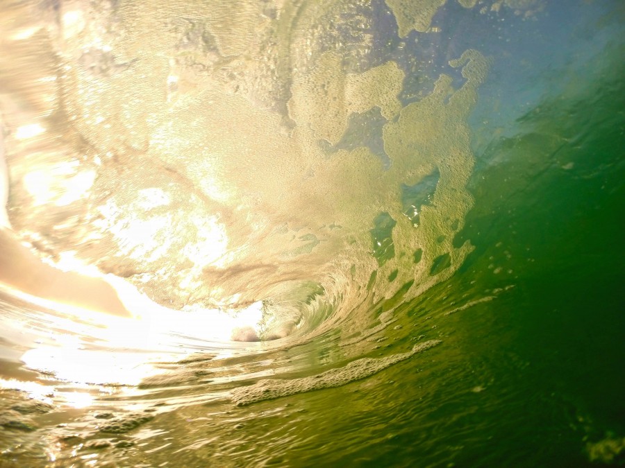 wave, sea, sunset, background, nobody, water