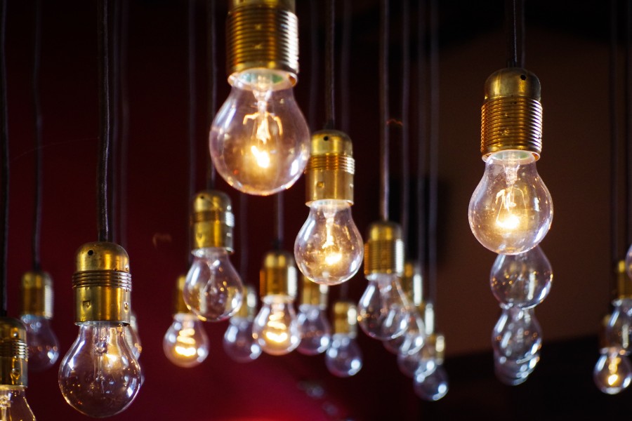 focus, lights, lamp, lamps, light, lights, idea, concept, electricity, nobody, lighting,
