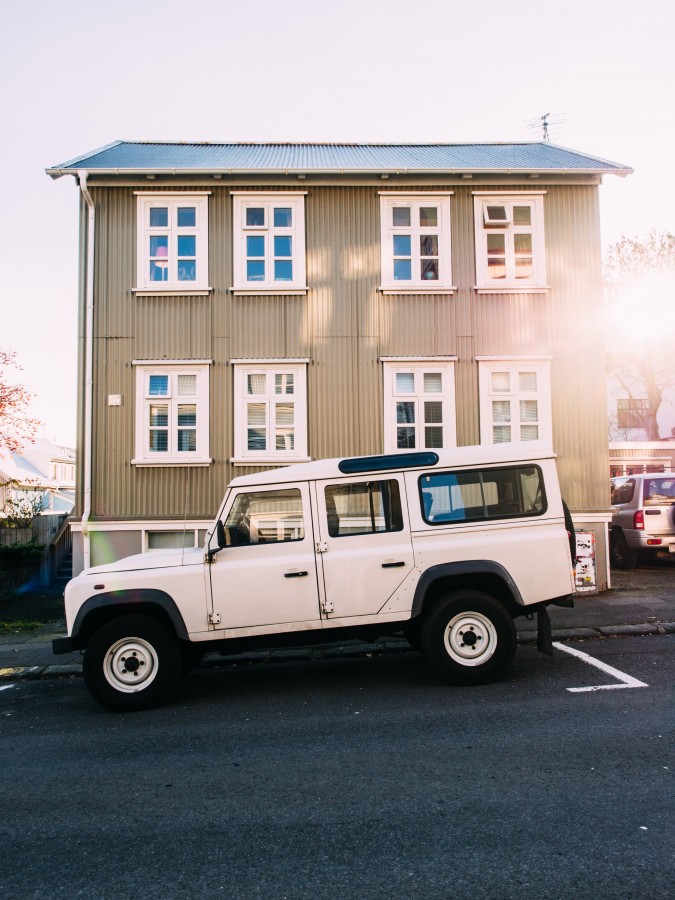 truck, car, 4x4, white, urban, house, transport,