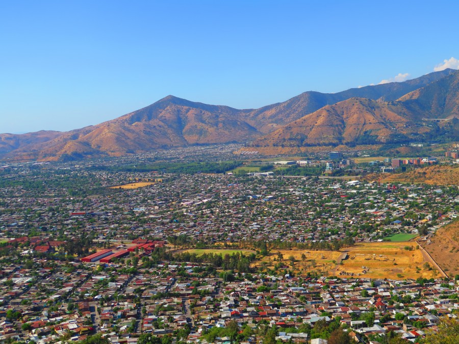 santiago, chile, valley, latin america, landscape, summer, mountains, Andes,
