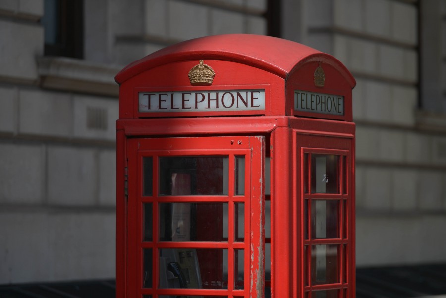 British, Europe, London, Red, Telephone, Travel, UK, call, city, communication, crown, culture, england, free images, history, phone, phonebooth, retro, 