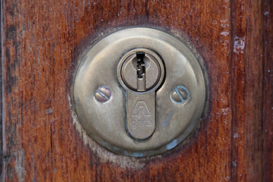 lock, lock slot, door, security, close-up, wood,