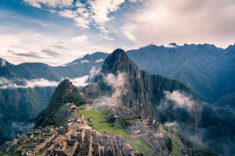 peru, ancient, travel, tourism, cusco, inca, civilization, famous, machu, andes, picchu, mountain, landmark, city, heritage, peruvian, world, america, landscape, old, incan, culture, lost, unesco, ruin, stone, cuzco, scenic, latin, architecture, archaeological, wonder, destination, terrace, green, rock, tourist, macchu, south, cloud, valley, machu picchu, history, trail, sky, panorama, mystery, historic, scenery, view