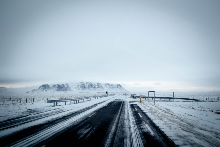 highway, road, snow, road, ice, winter, white, snow, landscape,