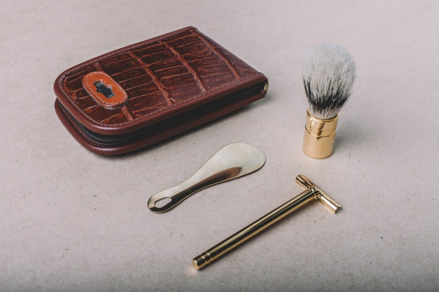 splitshire, makeup, accessories, brush, leather, fashion, set,