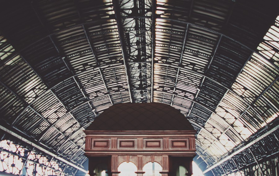 architecture, station, train, ceiling plate,