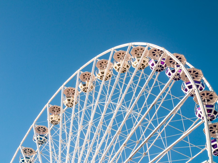 amusement park, park, play, mechanical, wheel,