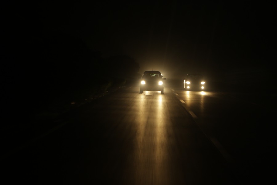 car, night, road, light, lights, lit, route, highway, night, travel, travel, auto, car,