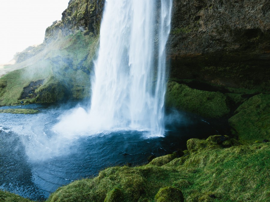 landscape, waterfall, water, fall, waterfall, nature, 