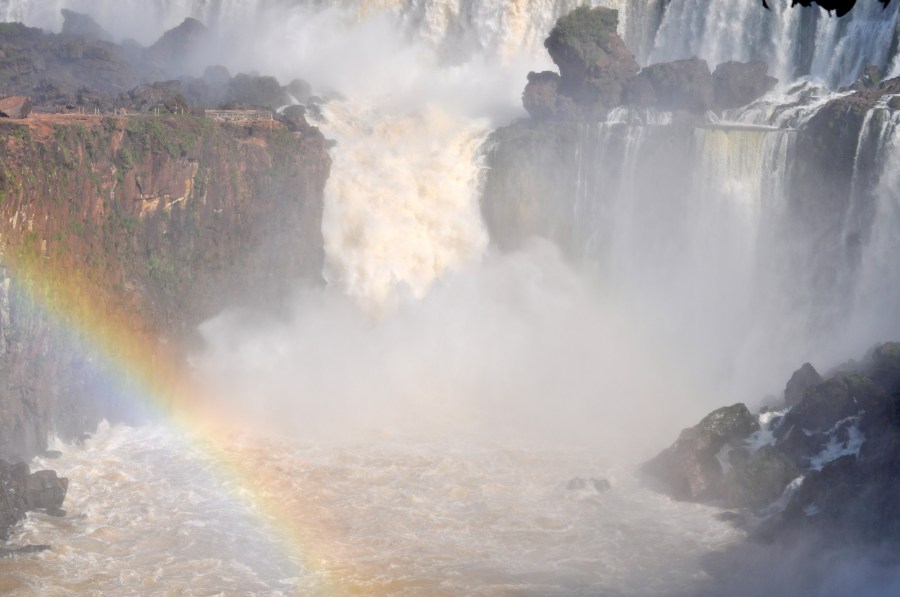 argentina, ecological, falls, iguazu, jungle, landscape, misiones, national, park, rainbow, reserve, river, water, waterfalls, wonder, world, province, Rainbow,