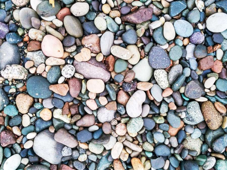 abstract, background, beach, cobblestone, gravel, grey, pebbles, rocks, rough, round, out, shape, stones, wallpaper 4k