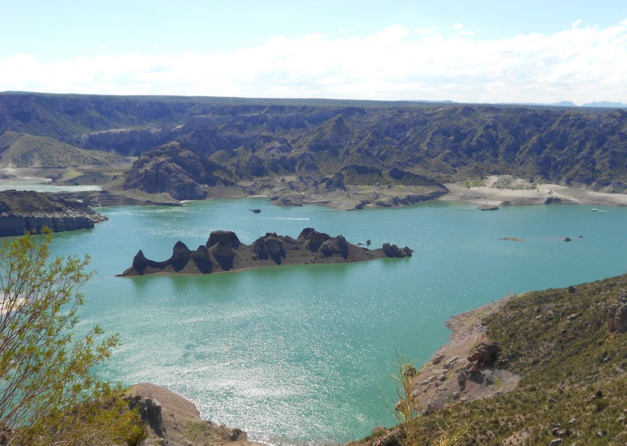 Landscape, Lake, Dam, Nihuil Dike, Mendoza, Argentina, America, Latin, Latin America, Nobody, Day, Water, Dique del Nihuil,